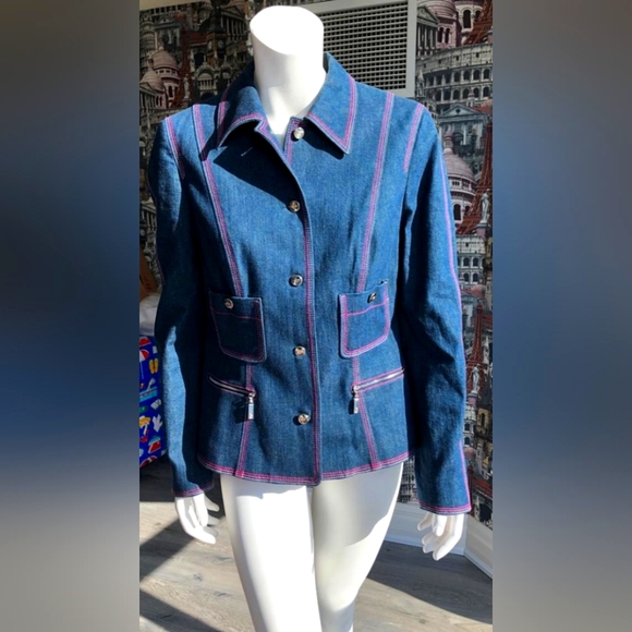 Escada denim jacket. - Picture 1 of 6